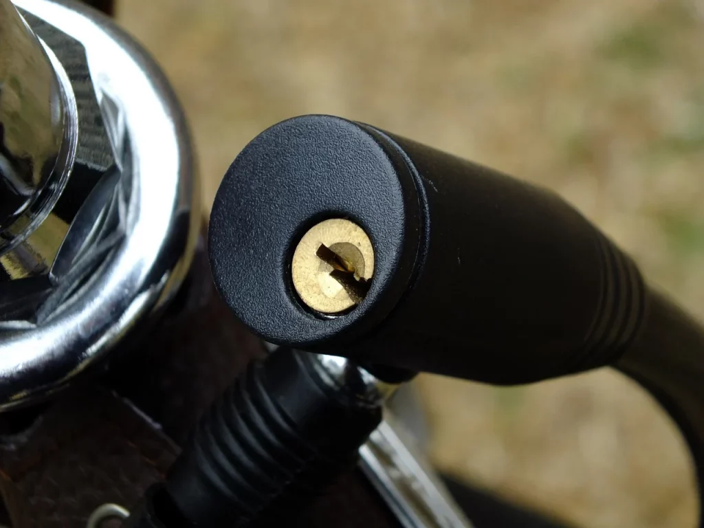 A bike lock.