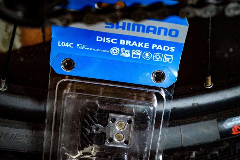 New Shimano disc brake pads in box