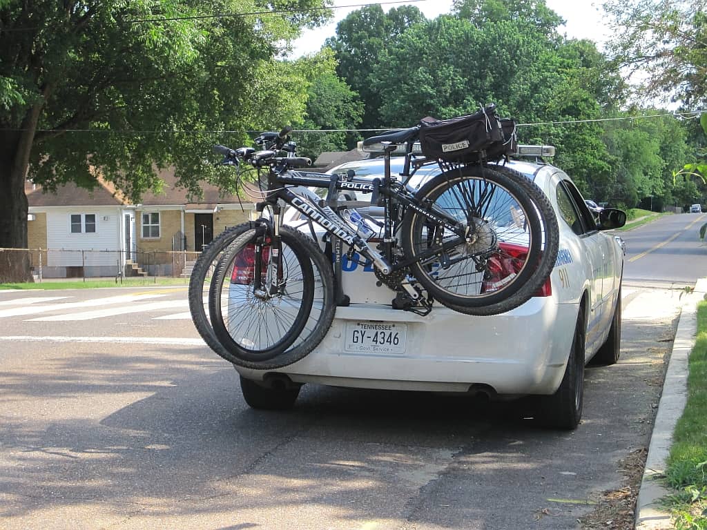 install a trunk-mounted bike rack