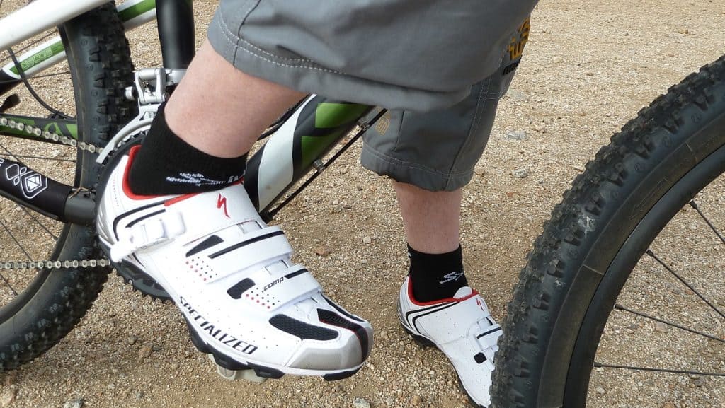 Cycling Shoes With a Strap Closure